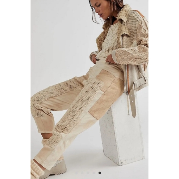 Free People Pants - Free People Pretty Lies Patchwork Harem Pants Size/8